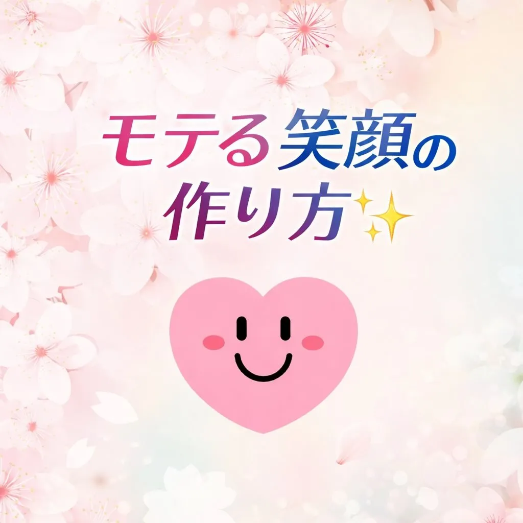 モテる笑顔の作り方✨